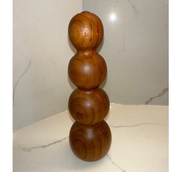 NEW Unique Collection of 5 Vintage Denmark Pepper Mills Teak Wood - Picture 3 of 13